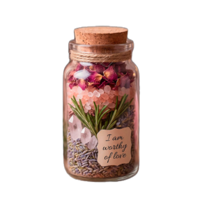 frasco decorativo rosa palo santo